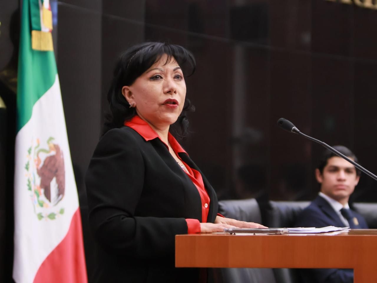 Anabell Ávalos recibe a jóvenes estudiantes de Derecho en el Senado de la República